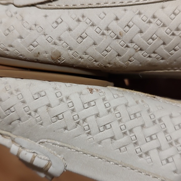 Donald Pliner Light Taupe Filo Horsebit Woven Look Driving Loafer Size 8 - Picture 9 of 9